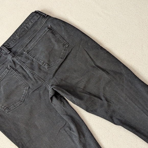 NYDJ Not Your Daughters Jeans Ami Skinny Size 8 Faded Black Stretch Denim USA - Picture 13 of 16